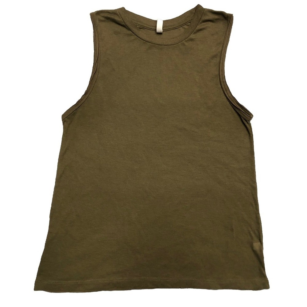 Free People Movement Tank Top Women's M Fatigue Green Ribbed Relaxed